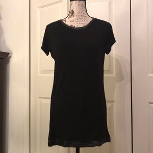 Enza Costa black mini dress. Sz S. Like new